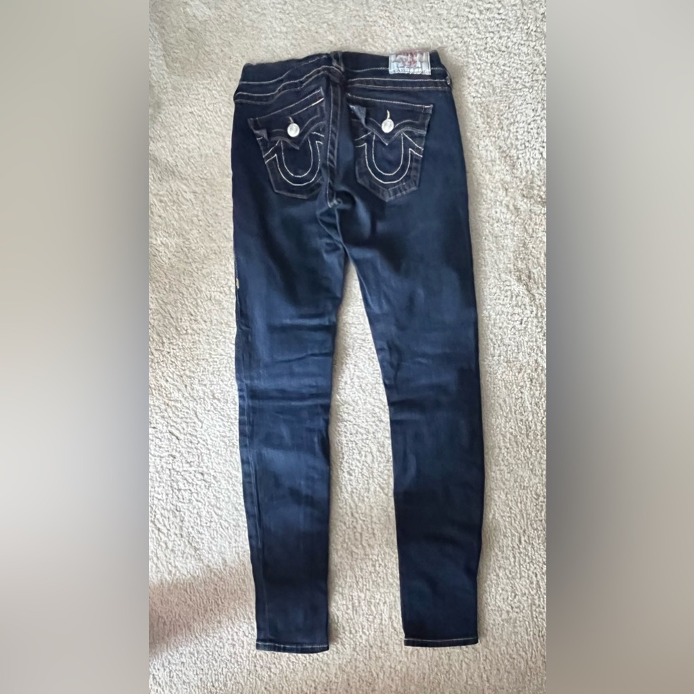 True Religion Blue Skinny Jeans Classic Style